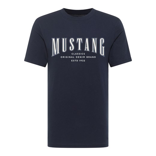 Męski T-Shirt Mustang Style Alex Dark Sapphire 1017335 4136 ze sklepu YouNeedit.pl w kategorii T-shirty męskie - zdjęcie 186408468