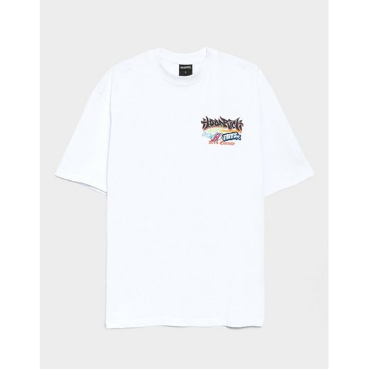 HOODRICH T-SHIRT GRAFF RAVE TEE WHT ze sklepu JD Sports  w kategorii T-shirty męskie - zdjęcie 186409015