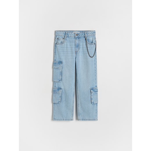 Reserved - Jeansy relaxed fit - niebieski ze sklepu Reserved w kategorii Spodnie chłopięce - zdjęcie 186410999