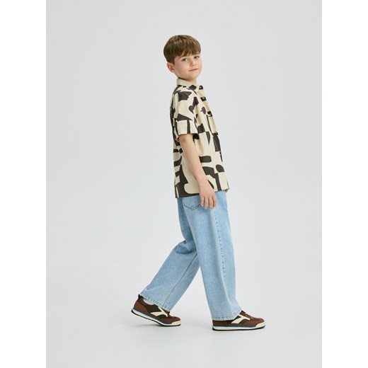 Reserved - Jeansy relaxed fit - niebieski ze sklepu Reserved w kategorii Spodnie chłopięce - zdjęcie 186411057