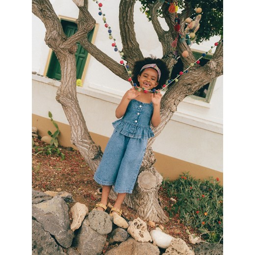 Reserved - Jeansowe bermudy - niebieski ze sklepu Reserved w kategorii Spodenki dziewczęce - zdjęcie 186411529