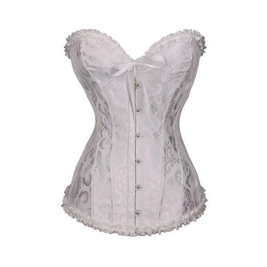 Gorset - Biały XL ze sklepu Intimica.pl w kategorii Gorsety - zdjęcie 186417547