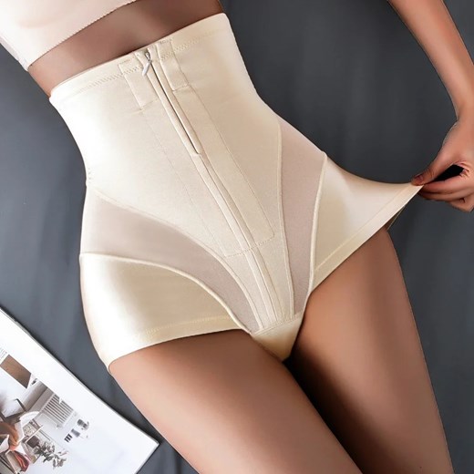 Modelujące majtki z gorsetem - Beżowy L ze sklepu Intimica.pl w kategorii Bielizna wyszczuplająca - zdjęcie 186421177