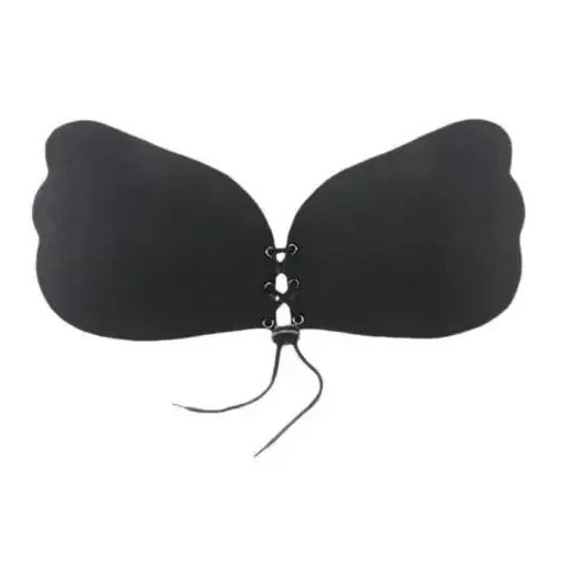 Samonośny biustonosz ze ściągaczem - Czarny A ze sklepu Intimica.pl w kategorii Biustonosze - zdjęcie 186422658