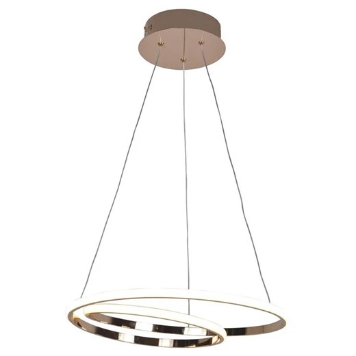 Lampa wisząca LED serpentyna różowe złoto - S012-Mezo ze sklepu Edinos.pl w kategorii Lampy wiszące - zdjęcie 186426378
