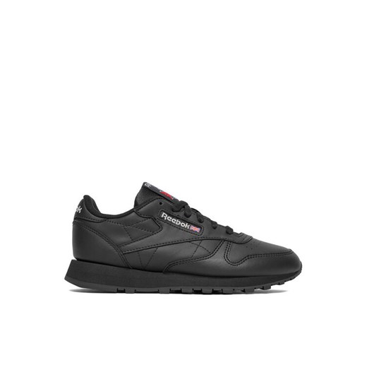 Sneakersy Reebok EO-CLASSIC LEATHER 100008497 Czarny ze sklepu eobuwie.pl w kategorii Buty sportowe męskie - zdjęcie 186426476