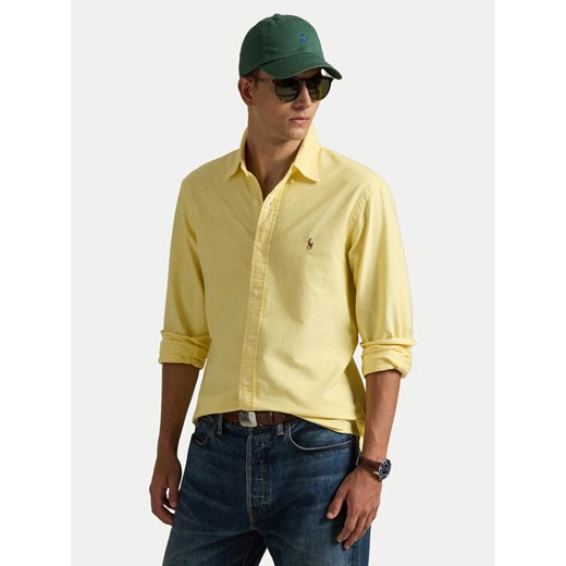 Polo Ralph Lauren Koszula 710795462004 Żółty Custom Fit ze sklepu MODIVO w kategorii Koszule męskie - zdjęcie 186427185