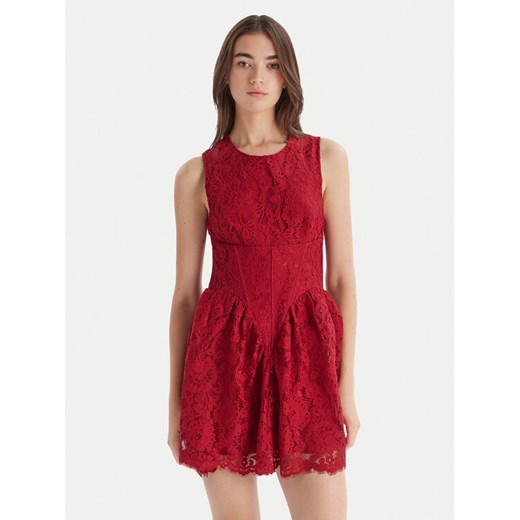 Bardot Sukienka koktajlowa Luisa 60091DB Czerwony Regular Fit ze sklepu MODIVO w kategorii Sukienki - zdjęcie 186427276
