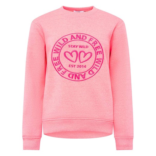 Zwillingsherz Bluza &quot;Wild and Free&quot; w kolorze jasnoróżowym Zwillingsherz S/M okazja Limango Polska