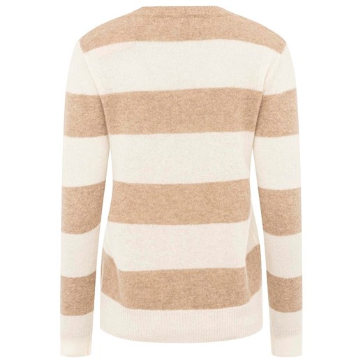 Zwillingsherz Kaszmirowy sweter w kolorze beżowo-kremowym Zwillingsherz L okazja Limango Polska