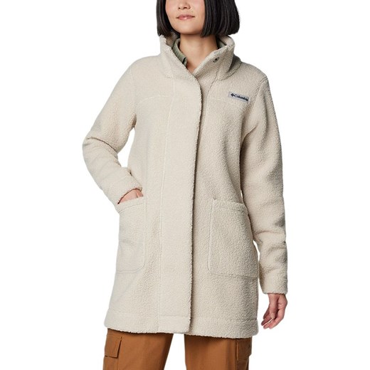 Kurtka damska Columbia Panorama Lon Sherpa Fleece 1862582278 - beżowa ze sklepu streetstyle24.pl w kategorii Kurtki damskie - zdjęcie 186429105