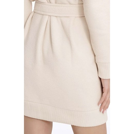 Ciepły szlafrok damski beżowy Macchiato 41172-12X, Kolor beżowy, Rozmiar S, Esotiq S wyprzedaż Intymna