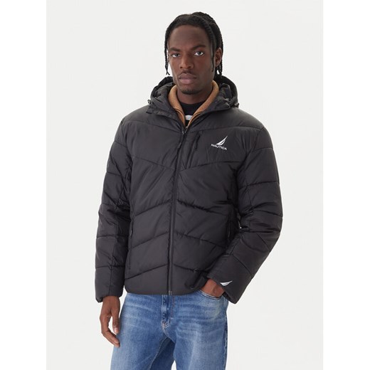 Nautica Kurtka zimowa Provo N1T04062 Czarny Regular Fit ze sklepu MODIVO w kategorii Kurtki męskie - zdjęcie 186429536