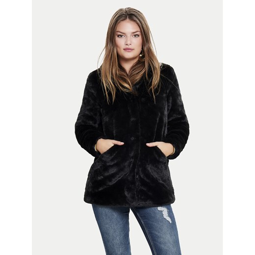 ONLY Futro Vida 15164600 Czarny Regular Fit ze sklepu MODIVO w kategorii Futra damskie - zdjęcie 186429549