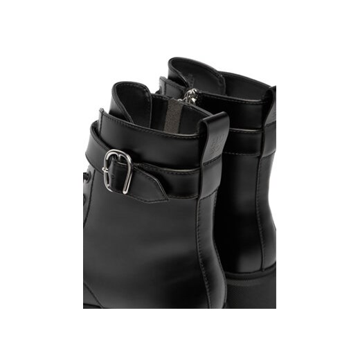HUGO Trzewiki Kris 50552730 Czarny 38 MODIVO