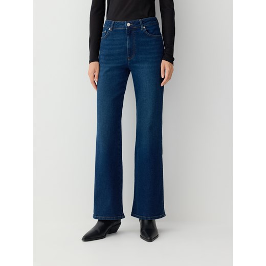 Reserved - Jeansy bootcut - granatowy ze sklepu Reserved w kategorii Jeansy damskie - zdjęcie 186430219