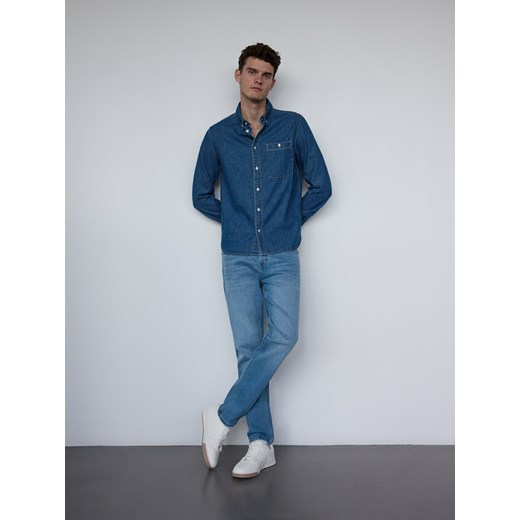 Reserved - Jeansy slim fit - niebieski ze sklepu Reserved w kategorii Jeansy męskie - zdjęcie 186430286
