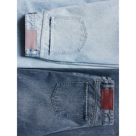 Reserved - Jeansy wide leg - niebieski ze sklepu Reserved w kategorii Jeansy damskie - zdjęcie 186430437