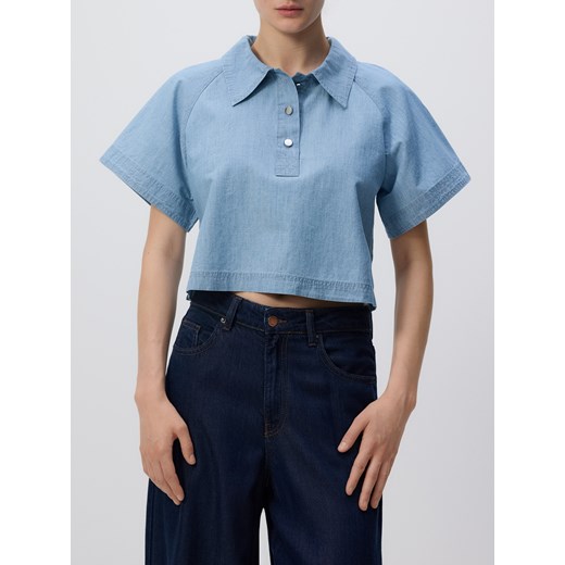 Reserved - Jeansowa koszula - niebieski ze sklepu Reserved w kategorii Koszule damskie - zdjęcie 186431178