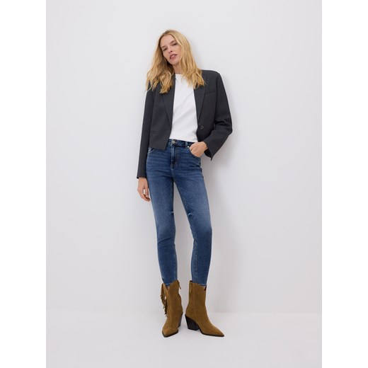 Reserved - Jeans slim fit mid rise - niebieski Reserved 36 Reserved