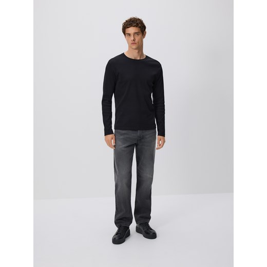 Reserved - Jeansy relaxed straight - szary Reserved 33 Reserved