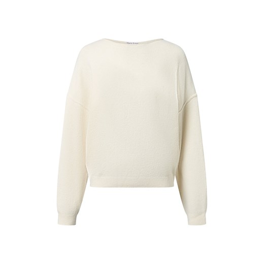 Marie Lund Sweter damski Kobiety écru jednolity ze sklepu vangraaf w kategorii Swetry damskie - zdjęcie 186432449