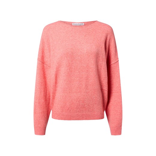 Marie Lund Sweter damski Kobiety koralowy marmurkowy ze sklepu vangraaf w kategorii Swetry damskie - zdjęcie 186432455