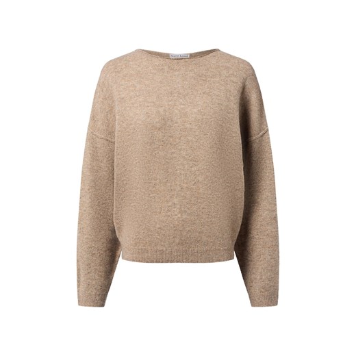 Marie Lund Sweter damski Kobiety taupe marmurkowy ze sklepu vangraaf w kategorii Swetry damskie - zdjęcie 186432457