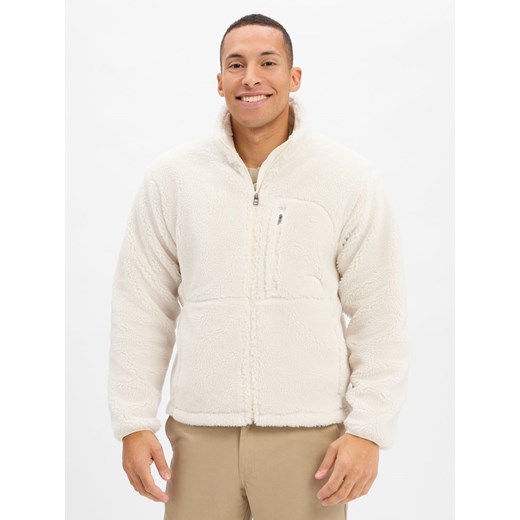 The North Face Męska kurtka polarowa Mężczyźni Sztuczne włókno écru jednolity ze sklepu vangraaf w kategorii Kurtki męskie - zdjęcie 186432497