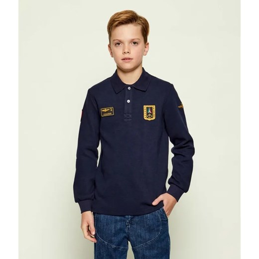 Aeronautica Militare Polo | Regular Fit ze sklepu Gomez Fashion Store w kategorii T-shirty chłopięce - zdjęcie 186433535