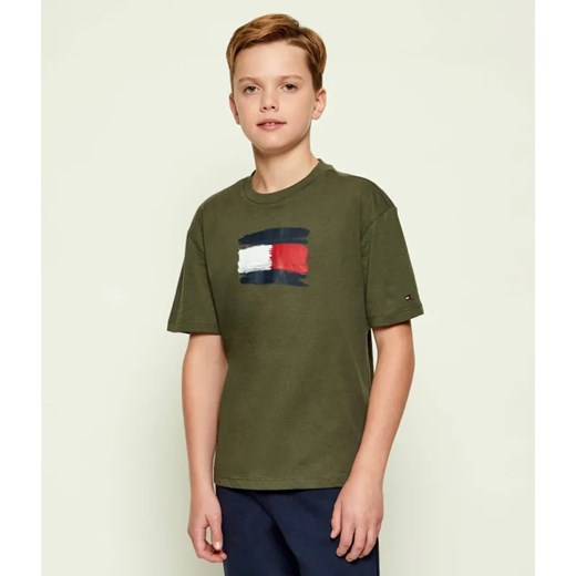 Tommy Hilfiger T-shirt | Regular Fit ze sklepu Gomez Fashion Store w kategorii T-shirty chłopięce - zdjęcie 186433587