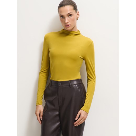 Mohito - Bluzka z lyocellem - oliwkowy Mohito XL Mohito