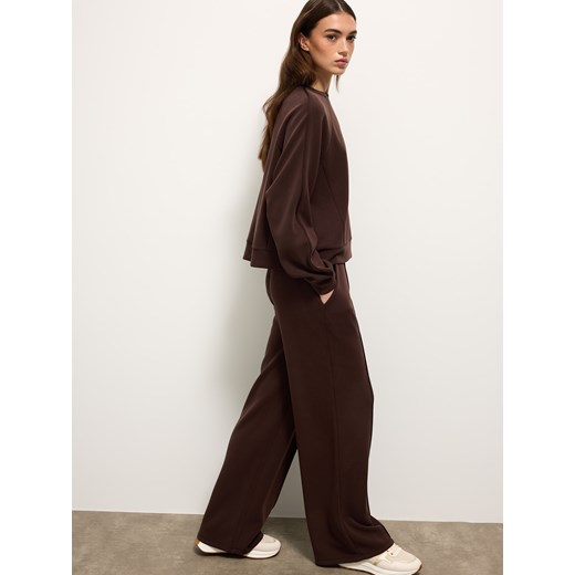 Mohito - Brązowa bluza z modalem - brązowy Mohito XS Mohito