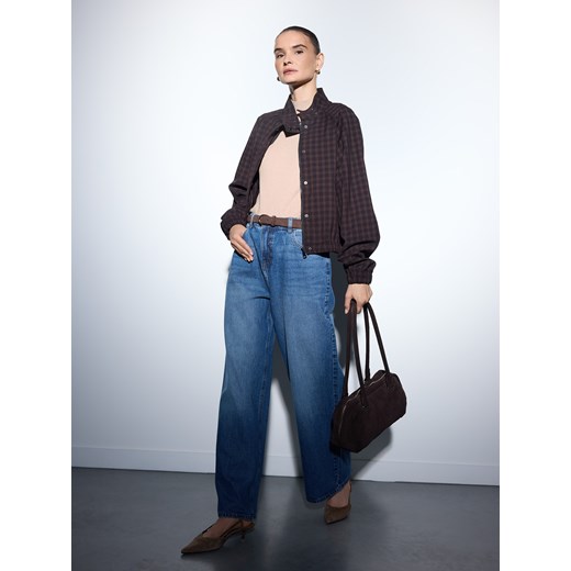 Mohito - Jeansy baggy - niebieski Mohito 42 Mohito