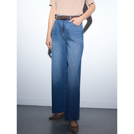 Mohito - Jeansy baggy - niebieski Mohito 40 Mohito