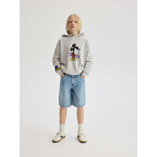 Reserved - Jeansowe szorty - niebieski ze sklepu Reserved w kategorii Spodenki chłopięce - zdjęcie 186434015