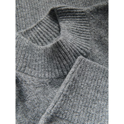 Reserved - Sweter z niskim golfem - szary Reserved L Reserved