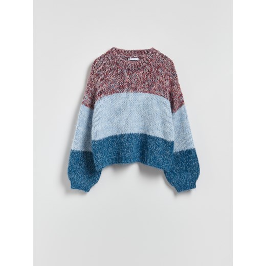 Reserved - Sweter z domieszką wełny - wielobarwny Reserved L Reserved