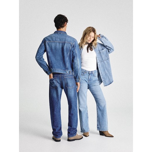 Reserved - Jeansowa koszula z lyocellem - niebieski ze sklepu Reserved w kategorii Koszule damskie - zdjęcie 186435175