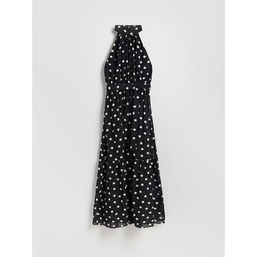 Reserved - Sukienka w groszki - czarny ze sklepu Reserved w kategorii Sukienki - zdjęcie 186435178