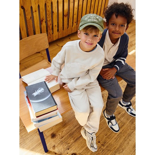 Reserved - Spodnie joggery z łańcuchem - ciemnoszary ze sklepu Reserved w kategorii Spodnie chłopięce - zdjęcie 186435447