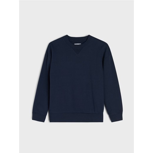 Sinsay - Bluza crewneck - granatowy - id: 012GA-59X - marki Sinsay - 186437878 Sinsay - Bluza crewneck - granatowy ze sklepu Sinsay w kategorii Bluzy chłopięce - zdjęcie 186437878