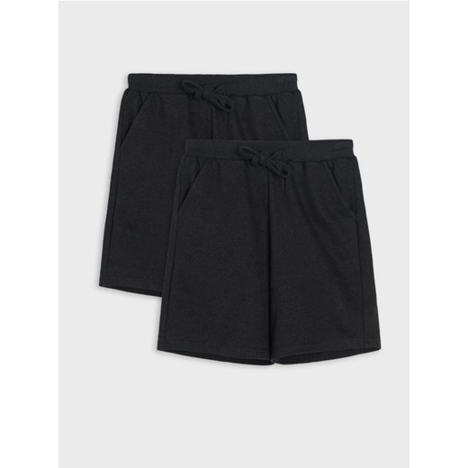 Sinsay - Szorty w stylu basic 2 pack - czarny ze sklepu Sinsay w kategorii Spodenki chłopięce - zdjęcie 186437958