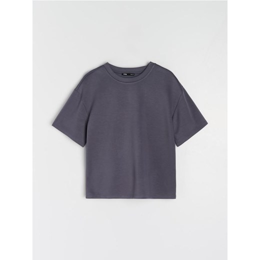 Sinsay - Koszulka z krótkim rękawem - niebieski Sinsay S Sinsay