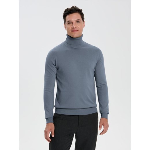 Sinsay - Klasyczny golf - szary ze sklepu Sinsay w kategorii Swetry męskie - zdjęcie 186438008
