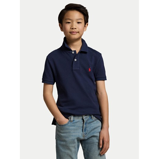 Polo Ralph Lauren Polo 323547926 Granatowy Slim Fit ze sklepu MODIVO w kategorii Bluzki damskie - zdjęcie 186438455