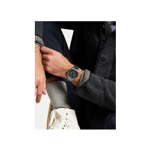 Fossil Zegarek Pearson FS6136 Czarny Fossil OS MODIVO