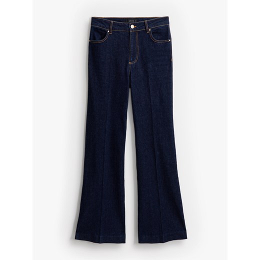 Mohito - Jeansy flare - granatowy ze sklepu Mohito w kategorii Jeansy damskie - zdjęcie 186439016