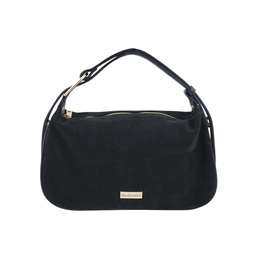 Elegancka torebka zamszowa na ramię - Czarna ze sklepu butyolivier w kategorii Listonoszki - zdjęcie 186441226