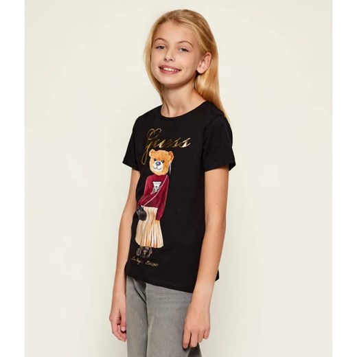 Guess T-shirt | Regular Fit ze sklepu Gomez Fashion Store w kategorii Bluzki dziewczęce - zdjęcie 186441308